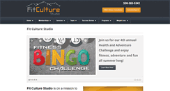Desktop Screenshot of fitculturestudio.com
